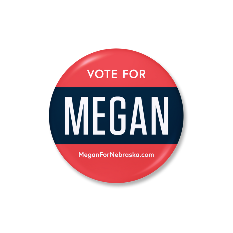 Vote for Megan Button in Red