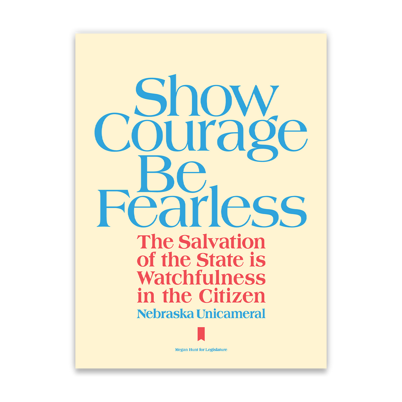 Show Courage Poster